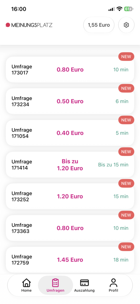 Geld verdienen mit Umfragen Meinungsplatz